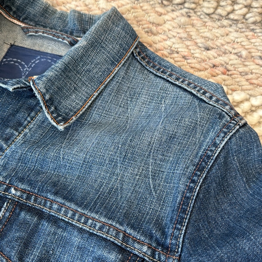 Levi’s Red Tab Slim Trucker Denim Jacket Blue - Picture 4 of 7
